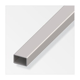 Tube rectangulaire profilé à froid 40x27mm acier gris 1m