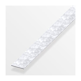 Plat profilé à froid 23.5mm acier zingué 1m