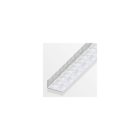 Cornière égale profilée acier zingué 23.5x43.5mmx1m