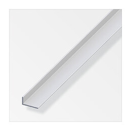 Cornière inégale aluminium anodisé argent 20x10mmx2m