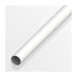 Tube rond 11.5mm PVC blanc 1m