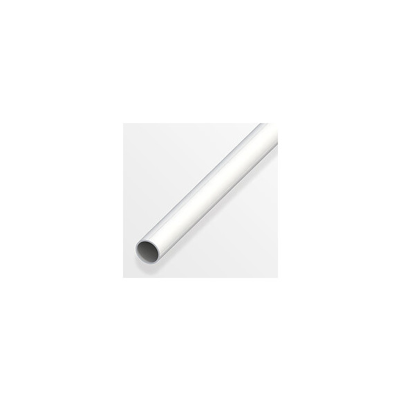 Tube rond 11.5mm PVC blanc 1m