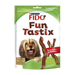 Friandises chien PURINA Fido Fun Tastix bacon et fromage 150 g