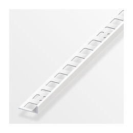 Arrêt carrelage PVC blanc 8x2.5mm