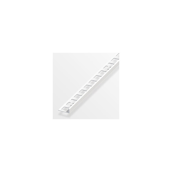 Arrêt carrelage PVC blanc 8x2.5mm