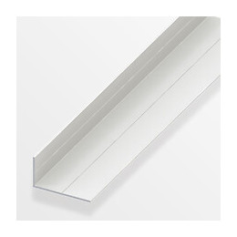 Cornière inégale PVC blanc 15.5x27.5mmx2.5m