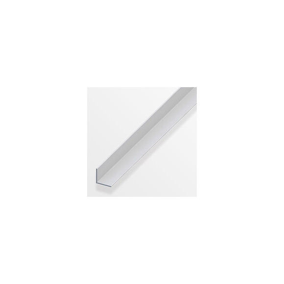 Cornière égale aluminium anodisé argent 10x10mmx2m
