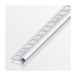 Profilé nez de marche florentin en aluminium 10x2.5mm