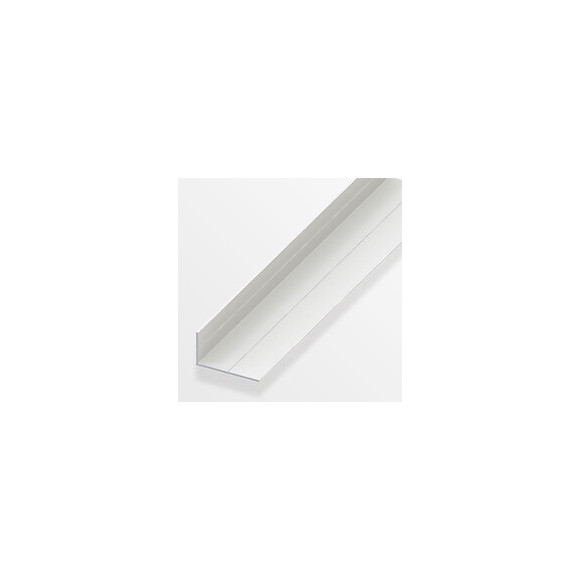 Cornière inégale PVC blanc 23.5x43.5mmx2.5m