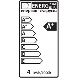 Lot de 3 ampoules GU10 LED 35W blanc chaud