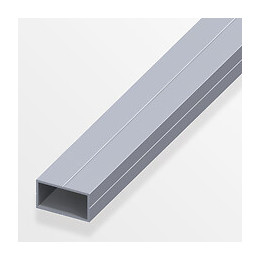 Tube rectangulaire pour M16 19.5x35.5mm aluminium brut 2.5m