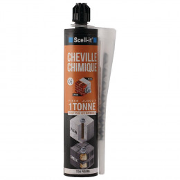 1 cartouche scellement chimique 300ml ton pierre