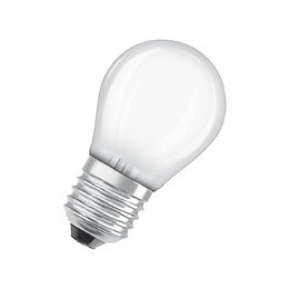 Ampoule LED Sphérique verre dépoli 2,8W 25 E27 chaud