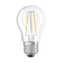 Ampoule LED Sphérique claire filament variable 4,5W 40 E27 chaud
