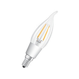 Ampoule LED Flamme coup de vent filament variable 6W 40 E14 chaud
