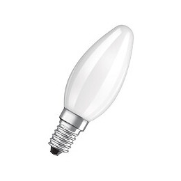 2 Ampoules LED Flamme verre dépoli 2,8W 25 E14 chaud