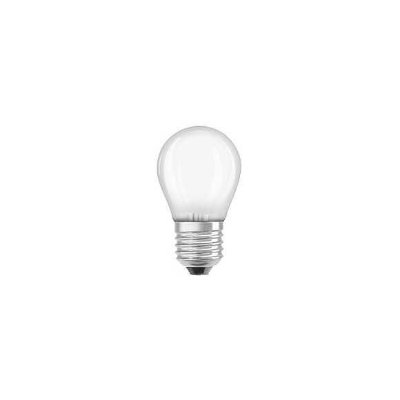 Ampoule LED Sphérique verre dépoli variable 6W 40 E27 chaud