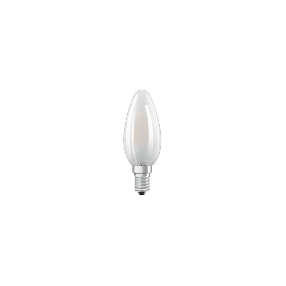 2 Ampoules LED Flamme verre dépoli 4W 40 E14 froid
