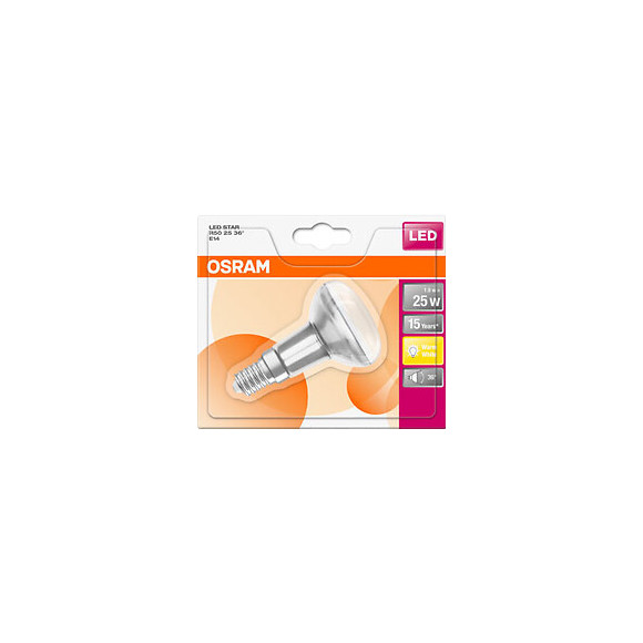 Spot R50 LED verre clair 1,6W 11 E14 chaud