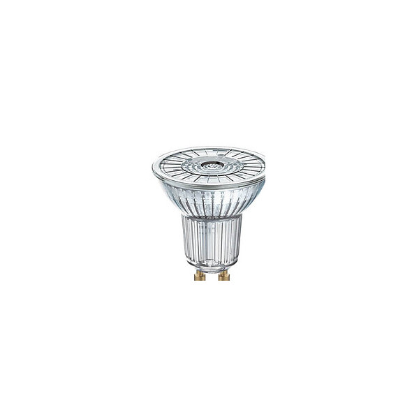 Spot PAR16 LED 36° verre 4,3W 50 GU10 chaud