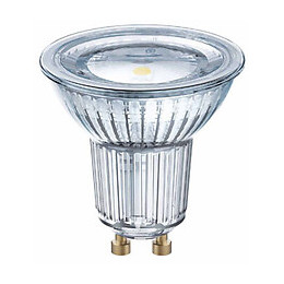 Spot PAR16 LED 120° verre 6,9W 80 GU10 chaud