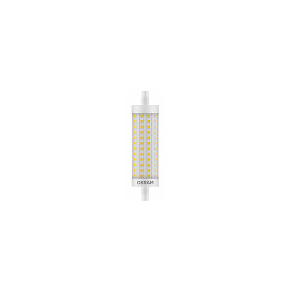 Ampoule LED Crayon 118mm variable 14,5W 125 R7S chaud