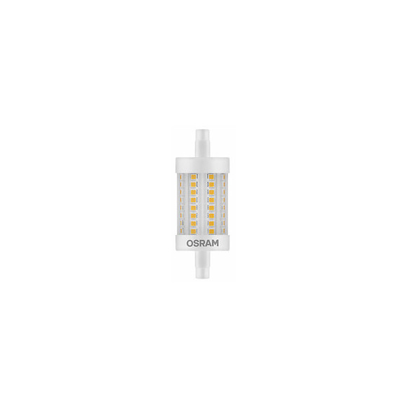Ampoule LED Crayon 78mm  8W 75 R7S chaud