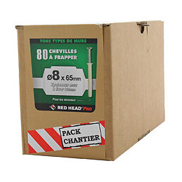 Boîte de 80 chevilles Frapex M 8x65mm