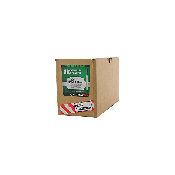 Boîte de 80 chevilles Frapex M 8x65mm