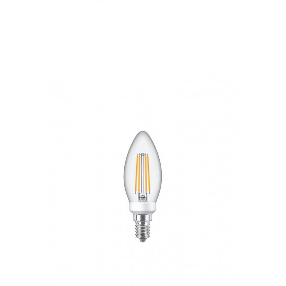 Ampoule LED Verre équivalent 40W Flamme E14 2700K Filament
