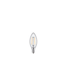 Ampoule LED Verre équivalent 25W Flamme E14 2700K Filament