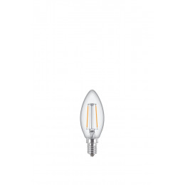 2 Ampoules LED Verre équivalent 25W Flamme E14 2700K Filament