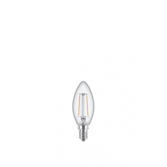 Ampoule LED Verre équivalent 25W Flamme E14 2700K Filament
