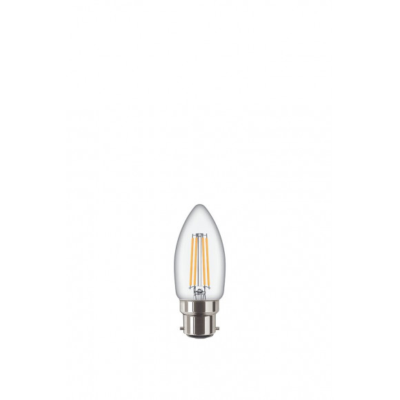 Ampoule LED Verre équivalent 40W Flamme B22 2700K Filament