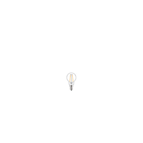 2 Ampoules LED Verre équivalent 25W Sphérique E14 2700K Filament