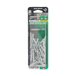 Blister de 40 chevilles Frapex M 5x25mm