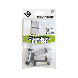 Sachet de 4 chevilles G2X 12x50mm + 4 vis 6x60mm