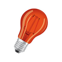 Ampoule LED Standard verre orange déco W 15 E27 chaud