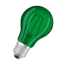 Ampoule LED Standard verre vert déco W 15 E27 chaud