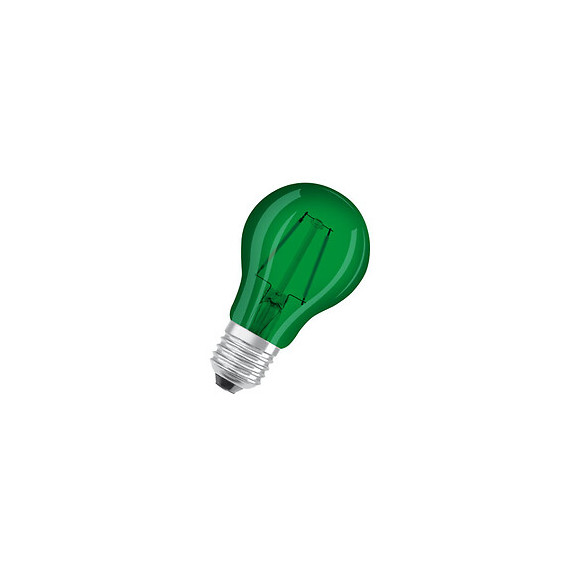 Ampoule LED Standard verre vert déco W 15 E27 chaud
