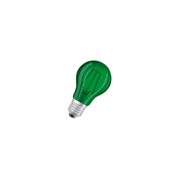 Ampoule LED Standard verre vert déco W 15 E27 chaud