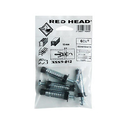 Sachet de 4 chevilles G2X 12x50mm + vis TH 6x60mm
