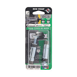 Blister de 2 chevilles G2X 14x55mm + vis TH 8x60mm