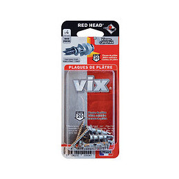 Blister de 4 chevilles Vix + vis TR 4.5x35mm