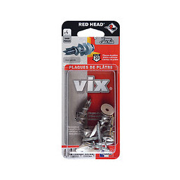Blister de 4 chevilles Vix + gonds