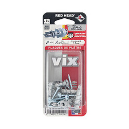 Blister de 10 chevilles Vix + vis TR 4.5x35mm