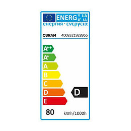 Ampoule halogène crayon 80W. R7s OSRAM