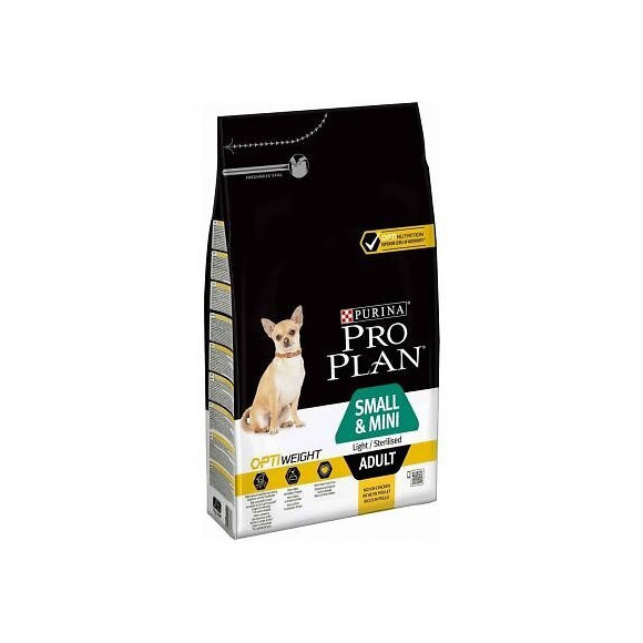 Croquettes chien Small et Mini adulte Light Sterilised - Poulet 3kg