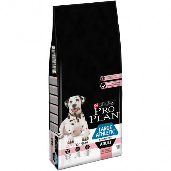 Croquettes chien Large adulte Athletic Sensitive riche en Saumon 14kg