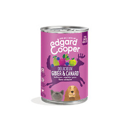 Boite Naturelle Chien 400g Gibier/Canard frais